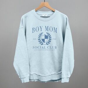 Ivy + Cloth “Boy Mom Social Club” Sweatshirt | Size XL